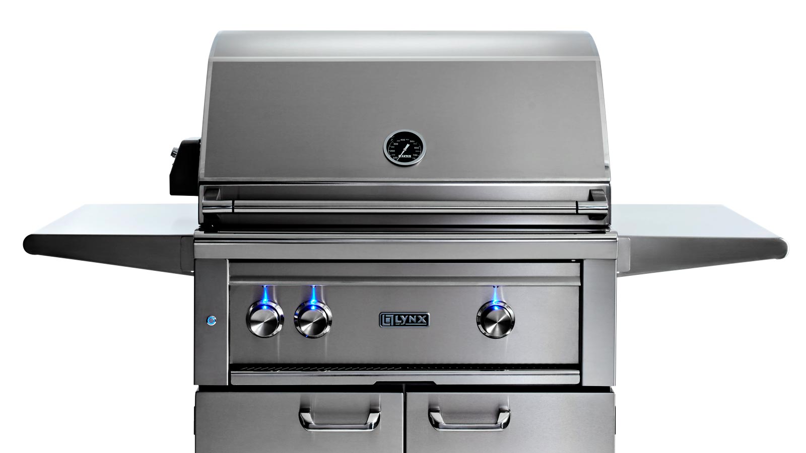 30” PROFESSIONAL FREESTANDING GRILL WITH ALL TRIDENT INFRARED BURNERS AND  ROTISSERIE (L30ATRF)